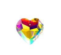 10 Pc Crystal Suncatcher Gardening Crafts Transparent Pendant Hanging Decoration Rainbow Maker Prism Home Decor for Decoration(Style 4)