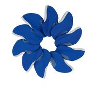 10 PC Head Covers - Set of Protective Iron Sleeves with Easy Visible Markings, Strong Neoprene Construction | Club Covers in Assorted Colours