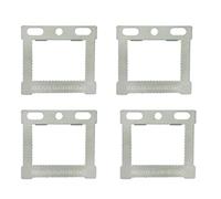 10 pc Square Sawtooth CWH1 Hangers Aluminum Back Stretched Canvas Hollow Back Floater Picture Frame Hanging Kit with Screws.