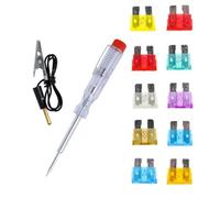10 PC Standard Auto Bike Car Truck Motor Van Plug IN Fuse With Tester Protector Car & Electrical Devices from Short Circuit, Overload
