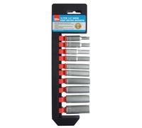 10 Pce 1/4" Drive Deep Metric Sockets Pro Craft Hilka 03021002