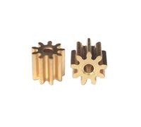 10 pcs 0.4 module 8/9/10/11/12/13/14/15/16/17/18 tooth copper gear small module spur gear 0.98mm hole(18 Teeth-thick 4mm)