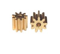 10 pcs 0.5M 10/11/12/13/14 teeth 0.5 module rack spur gear precision copper steel CNC pinion 2.48mm hole(17 Teeth-thick 5mm)
