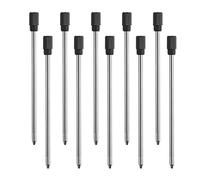 10 Pcs 0.7mm Black Ink Pen Refills, Smooth Writing Replaceable Ballpoint Pen Refills for Metal Diamond Crystal Ballpoint Pens