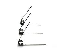 10 pcs 1.0mm Return Torsion Spring 65Mn Steel V-Shaped Angle 60 90 120 180 Degrees Custom Metal Spring (Size : 3mm(3 laps), Color : 5MM_90)