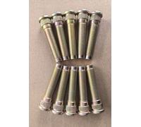 10 PCS 1/2" Extended Longer Than Stock Wheel Studs 1/2-20 Thread 0.627 in. Knurl, 2.5 in. Length Replacement for 1994-2004 Ford Explorer Mustang, Mazda B2300 B2500 B3000 B4000 Lincoln Mercury Rear