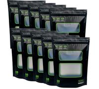 10 Pcs 1/2 LB Storage Terp Bags 58%-62% RH 2-Way Humidity Control Bags for Curing & Storage Resealable Humidity Bags (8 oz, 1/2 lb) (10)