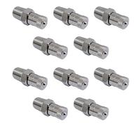 10 Pcs 1/8 Inch BSPT BSP Schrader Tank Valve 25mm Wheel Air Compressor 35 Bar 500 PSI