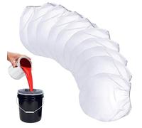10 Pcs 1 Gallon Paint Strainer Bag,Fine Mesh Strainer,Filters Strainers,Sieve Bags,Paint & Liquid Filter Bags,for Liquid Filtering & Home Brewing, Paint Gardening,Hydroponics