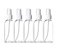 10 Pcs 100ml Spray Bottle Clear Empty Fine Mist Spray Bottles Refillable Container Pocket Size Essential Oils Travel Cleaning Solution Cosmetic Bottles