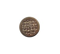 10 Pcs 15-25mm Metal Cufflinks Multicolor(Ancient Gold,20mm-10pcs)