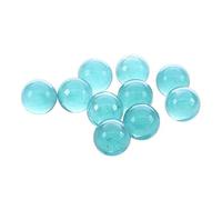 10 PCS 16mm Beautiful Transparent Glass Ball Transparent Glass Marble Toy Marble Game Light Blue