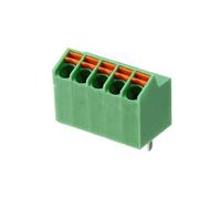 10 pcs : 1752133 - TERM BLOCK 5POS 25DEG 3.5MM PCB