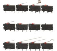 10 PCS 2/3Pin NO/NC Limit Switch 5A 250VAC KW11-3Z Roller Arc lever Snap Action Push(KW11-3Z-A-2)