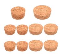 10 Pcs 2 Sizes Wine Bottle Stopper, Tapered Cork Plugs, Large Wooden Stoppers, 1.5 to 1.9 Inch Diameter, Natural Soft Wood Corks for Wine, Beer, Jars, DIY Crafts, Bottles Ornaments