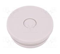 10 pcs : 23142001 - Stopper, elastomer thermoplastic TPE, light grey, 1.5÷4.5mm