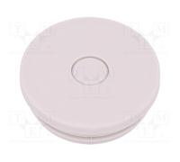 10 pcs : 23142501 - Stopper, elastomer thermoplastic TPE, light grey, 1.5÷4.5mm