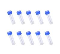 10 Pcs 25-30ml Stool Containers Sample Plastic Specimen Cup with Spoon Lid Urine Cups for Laboratory Medical Use