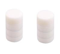 10 Pcs 3 Inch Polishing Pad Foam Drill Sponge Buffing Pads 80mm Flocking Car Buffer Pads For Detail Polisher Waxing Cleaning(White)