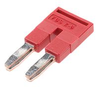 10 pcs : 3030336 - JUMPER TERM BLK 2POS FLAT PIN