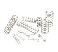 10 Pcs 304 Stainless Steel Compression Springs - 0.2mm-0.4mm Wire Diameter, 1.5mm-12mm Outer Diameter,5-305mm(0.3x3x120mm)