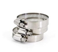 10 Pcs 304 Stainless Steel Hose Clamps Set (6-80mm) - Rustproof Worm Gear Drive Spring Clamps for Fuel Water Automotive Agricultural Plumbing Repairs (50-600mm)