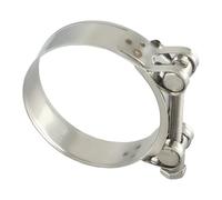 10 Pcs 304 Stainless Steel Hose Pipe Tube Clamps Exhaust Air Water Pipes Durable Sealing Strength Repair Tool,149,161mm 10PCS