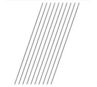 10 Pcs 304 Stainless Steel Round Rods, 500Mm Length,for DIY Craft Model Car Helicopter Airplane(2x500mm)