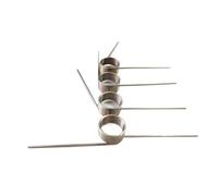 10 Pcs 304 Stainless Steel Torsion Springs V Type 0.8mm Wire Diameter 3/6/9 Laps 90/60 Degree Metal Custom Reset Spring(0.8mm(90°)/7.2mm(9 laps ),7.5mm)