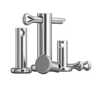 10 Pcs 304 Stainless Steel With Hole Pin Shaft Cotter Pin M3 Flat Head Cylindrical Pin Plug Pin Positioning Pin(M3x70)