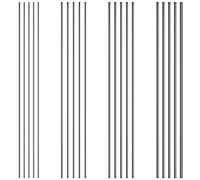 10 PCS 30CM Stainless Steel Solid Round Rods (diameter: 1.5mm)