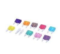 10 Pcs 3A 5A 7.5A 10A 15A 20A 25A 30A 35A 40A Small Size Automotive Blade Fuse Box Fuses Connector for Vehicle Fuse Car(10 Pcs of 3A)