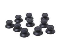 10 Pcs 3D Analog Joystick Thumbstick Grip Caps For PS4 Gamepad Thumb Grip Analog Stick Covers Cap Precision Joystick Controller Cap (Gray)