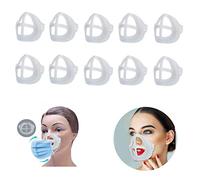 10 Pcs 3D Face Bracket for Mask, Face Inner Support Bracket for Breathing Smoothly, Protect Lipstick Lips for Keep Inner Clean, Face Bracket Accessorie