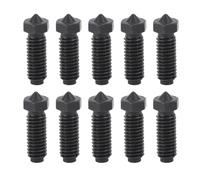 10 Pcs 3D Printer Nozzle Replacement for Anycubic 3 3 Combo S1 S1 Combo 3D Printer Hardened Steel Extruder Nozzle (0.2mm)