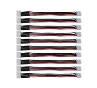 10 pcs 3S Balance Plug Extension Lead Wire 150mm for LiPo Battery Balance Charging 22AWG Silicone