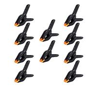 10 PCS 4.5 inch Professional Plastic Large Spring Clamps Heavy Duty for Crafts or Plastic Clips and Backdrop Clips Clamps for Backdrop Stand,Photography, Home Improvement and so on