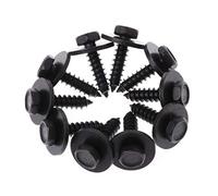 10 Pcs 4.8x19mm Self-Tapping Screws Captive Loose Washer 8mm For Head Black Home Decoration Accessories Screwdriver Repair Tool Screwdriver Accessories Multi-function Set Multifunctional Tool Set