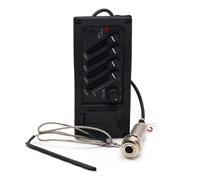 10 Pcs 4 Band Acoustic Guitar Equalizer Acoustic Guitar Preamp Amplifier Piezo Pickup 6.5MM Output Easy Assembly Professional acoustic guitar pickups(With jack)