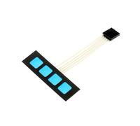 10 pcs 4 Key Matrix Membrane Switch Keypad Keyboard Control Panel SCM Extended Keyboard for Arduino 1x4 No Words