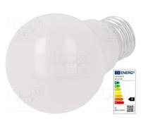 10 pcs : 4058075127081 - LED lamp, neutral white, E27, 230VAC, 470lm, P: 5.5W, 4