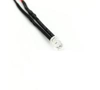 10 Pcs 4mm Pre-Wired Emitting Diodes With Resistance Bulb Lights 3V 5V6V9V 12V 24V 36V 48V 60V 110V 220V(Clear-green,12V)