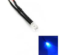 10 Pcs 4mm Pre-Wired Emitting Diodes With Resistance Bulb Lights 3V 5V6V9V 12V 24V 36V 48V 60V 110V 220V(Clear-blue,60V)