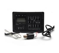 10 Pcs 5 Band Acoustic Guitar Preamp EQ Equalizer Classical Acoustic Guitar Amplifier Digital Blend Tuner Piezo Pickup (Color : Without Endpin x10)