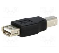 10 pcs : 50291 - Adapter, USB 2.0, USB A socket,USB B plug