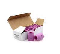 10 pcs 53N61S #8 Alumina Gas Lens Ceramic Nozzle 1/2'' 13mm fit TIG Welding Torch WP-9 WSP-20 & WP-25