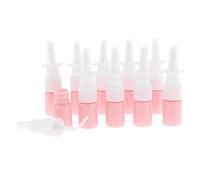 10 Pcs 5ml Empty Nasal Spray Bottles- Refillable, Portable & Moisturizing- Perfect for Allergy Relief & Essential Oils- Travel Size Nose Sprayer for Women, Men, Pink
