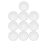 10 Pcs 60mm Rotary Cutting Blades for Fabric Sewing Leather Paper Cutting, Titanium Coated Steel Replacement Blades Compatible with Standard Straight Rotary Cutters, Precision Edge Blades