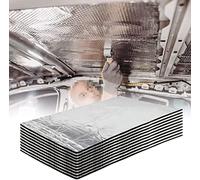 10 Pcs 7mm Car Sound Deadener Deadening Mat,40cm×25cm 1sqm Noise and Heat Insulation Close Cell Foam Material with Self-Adhesive Auto Waterproof Moistureproof Damping Sheets