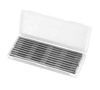 10 Pcs 82mm Reversible Planer Blades, Stainless Steel Electric Planer Blades With Two Cutting Edges & Precision Ground HSS Compatible with Bosch Hitachi Black & Decker DeWalt Planer